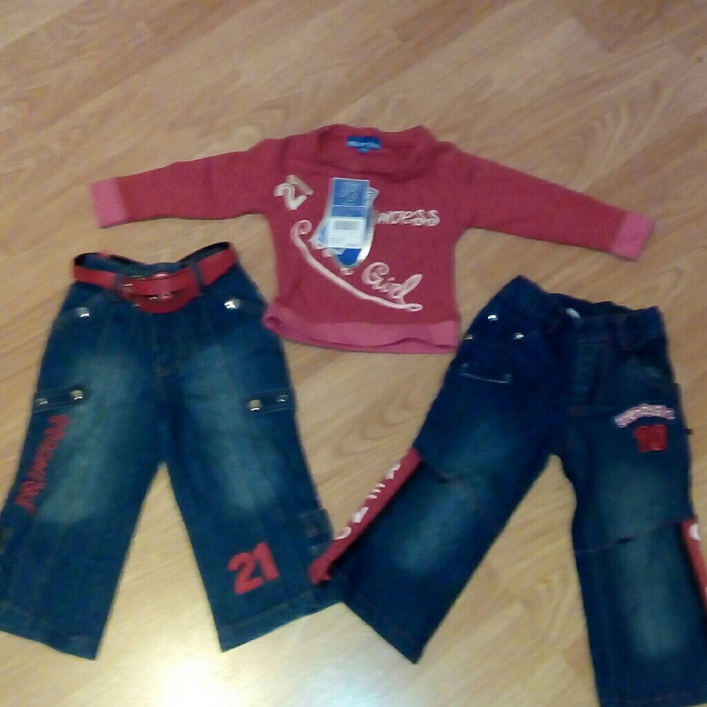 Nwt Trendy Girl Outfit Size 3/6MONTHS